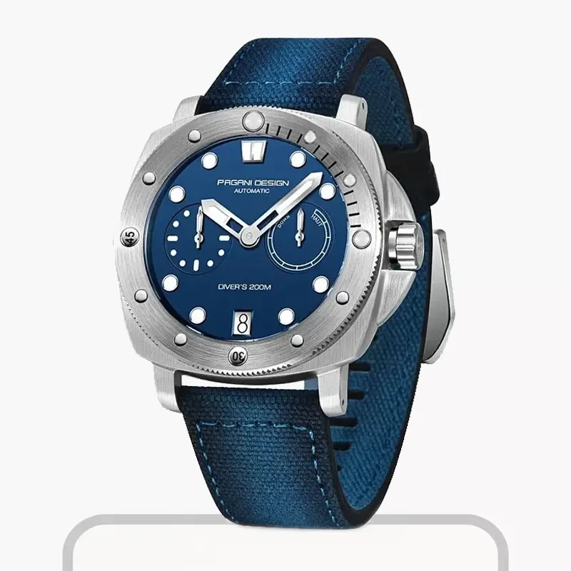 Pagani Design Diver's Automatic Blue Dial Men's Watch-  PD-1767